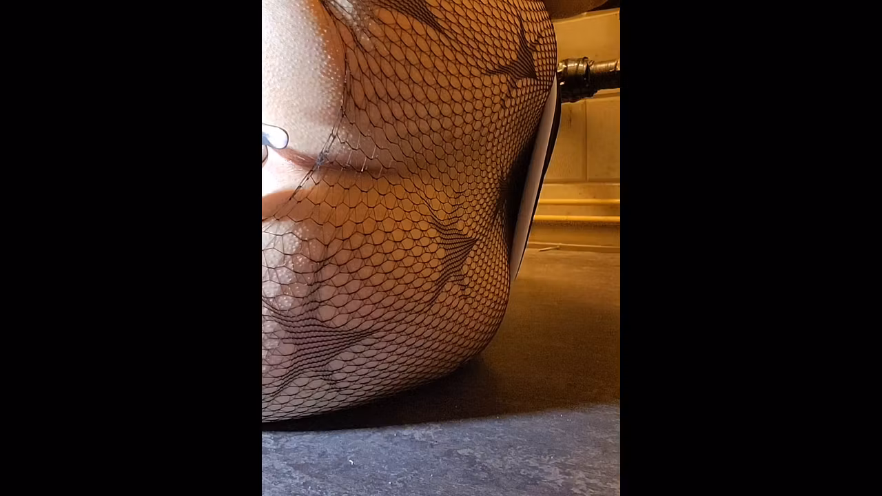 Perfect white ass, Speculum ass play right side POV