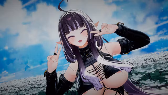 Hentai MMD R18 | Lap Tap Love By Nude Elf VTuber