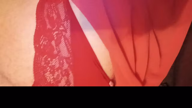 Red dress feeling cute