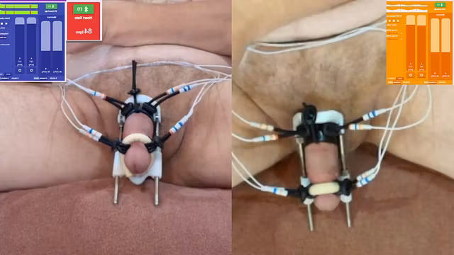 Dancing Cock with lots of ESTIM