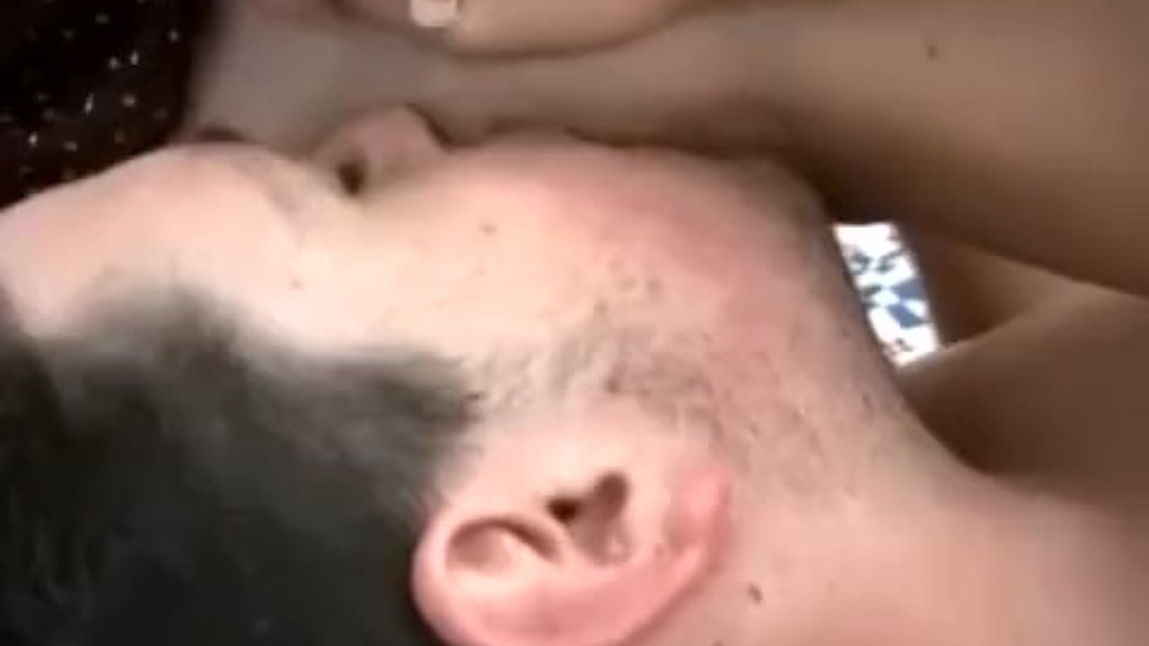 Newlyweds making first sex tape