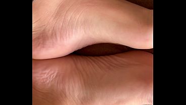 Foot fetish safe for work without sound